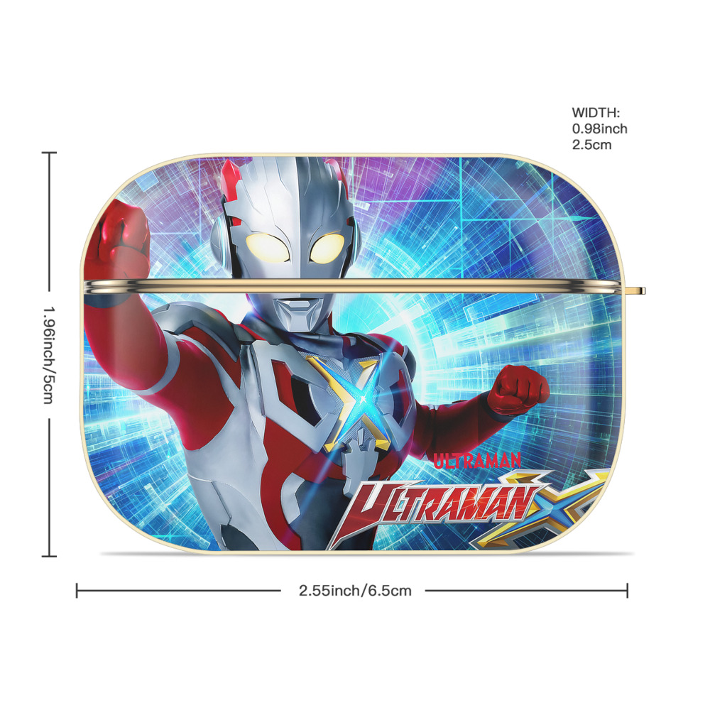 ウルトラマン Ultraman 【AirPods Pro用】ハードシェル保護ケース｜耐衝撃・防指紋・カラビナ付き商品仕様