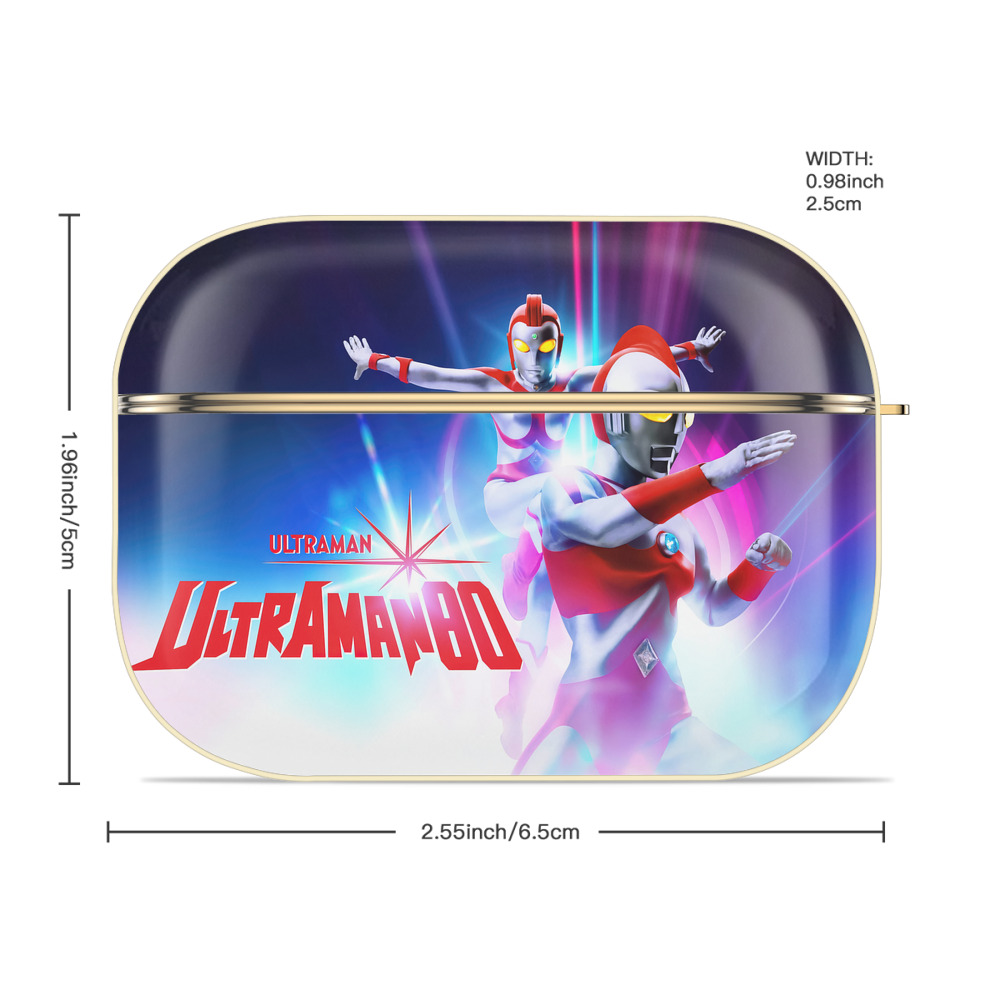 ウルトラマン Ultraman 【AirPods Pro用】ハードシェル保護ケース｜耐衝撃・防指紋・カラビナ付き商品仕様