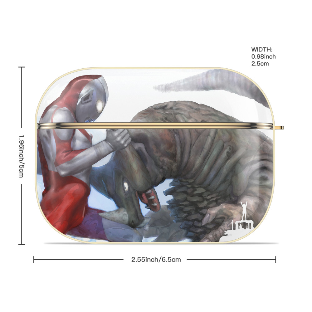 ウルトラマン Ultraman 【AirPods Pro用】ハードシェル保護ケース｜耐衝撃・防指紋・カラビナ付き商品仕様