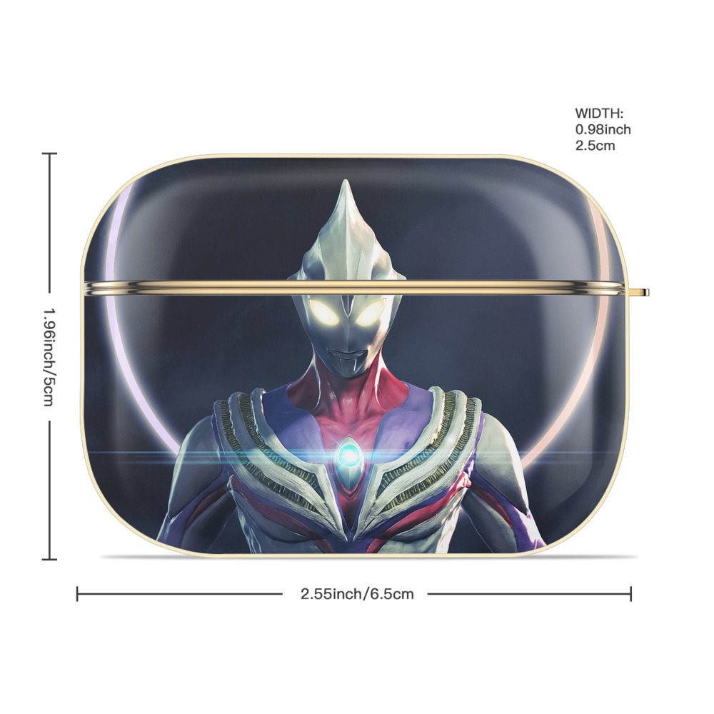 ウルトラマン Ultraman 【AirPods Pro用】ハードシェル保護ケース｜耐衝撃・防指紋・カラビナ付き商品仕様