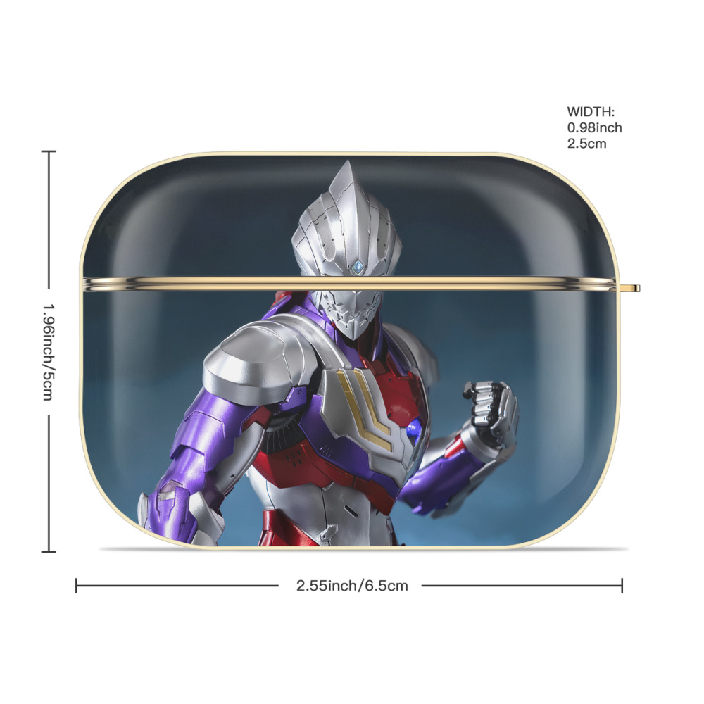 ウルトラマン Ultraman 【AirPods Pro用】ハードシェル保護ケース｜耐衝撃・防指紋・カラビナ付き商品仕様
