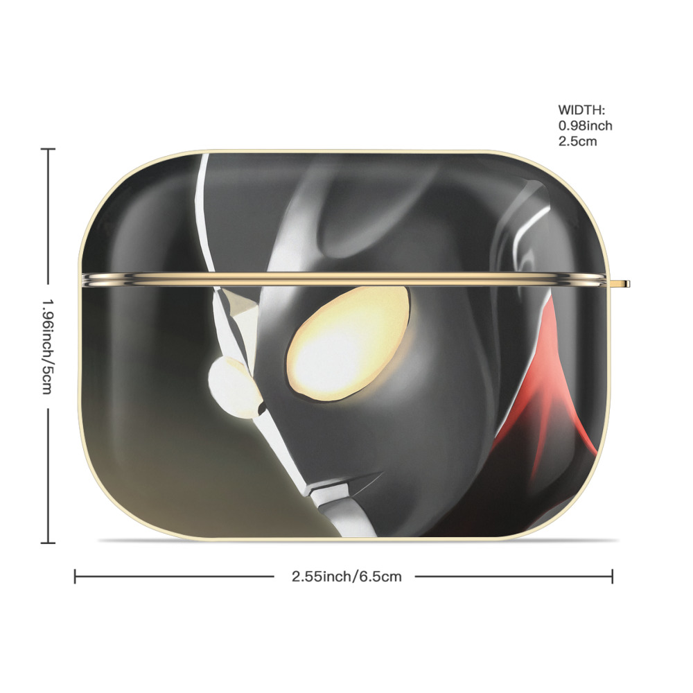 ウルトラマン Ultraman 【AirPods Pro用】ハードシェル保護ケース｜耐衝撃・防指紋・カラビナ付き商品仕様