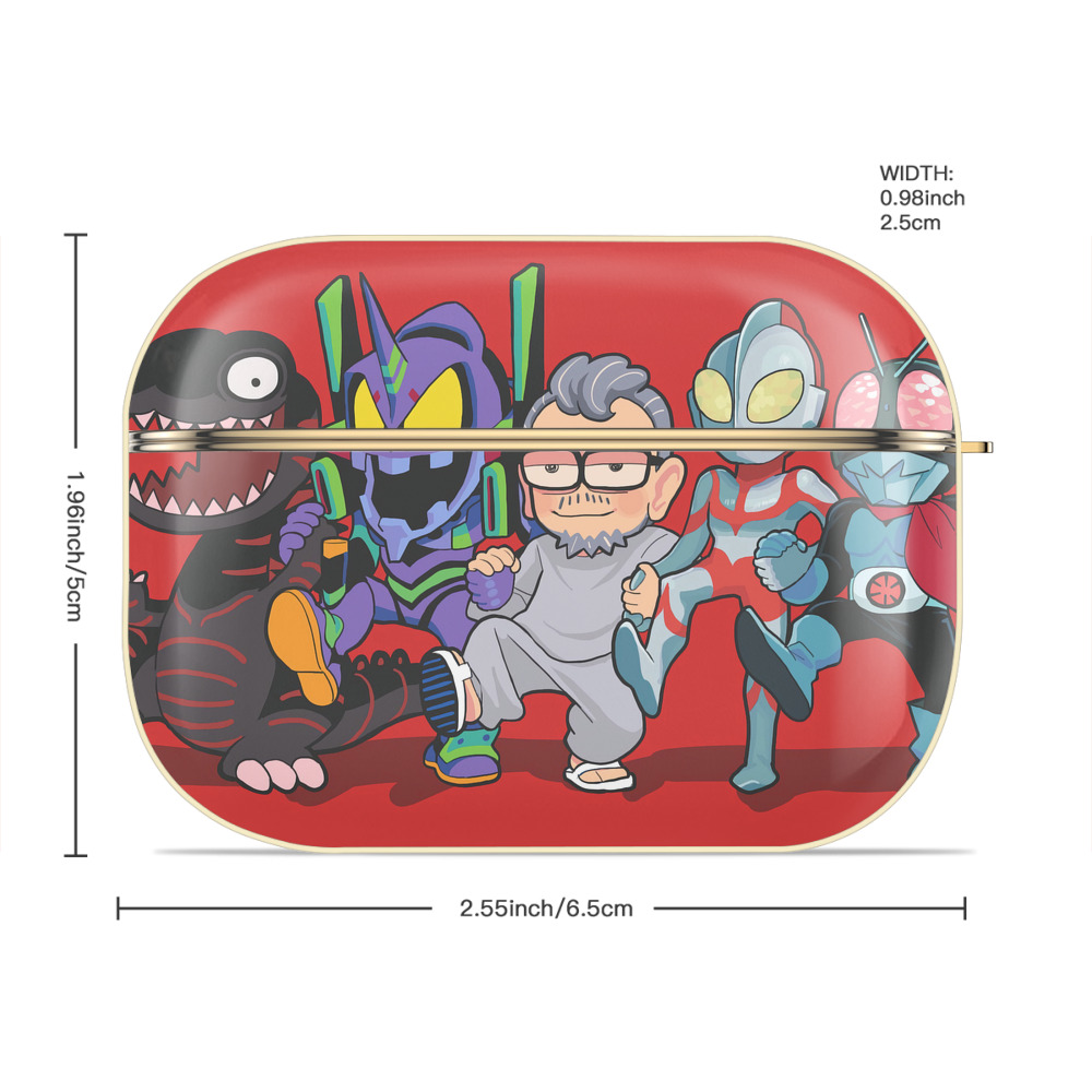 ウルトラマン Ultraman 【AirPods Pro用】ハードシェル保護ケース｜耐衝撃・防指紋・カラビナ付き商品仕様