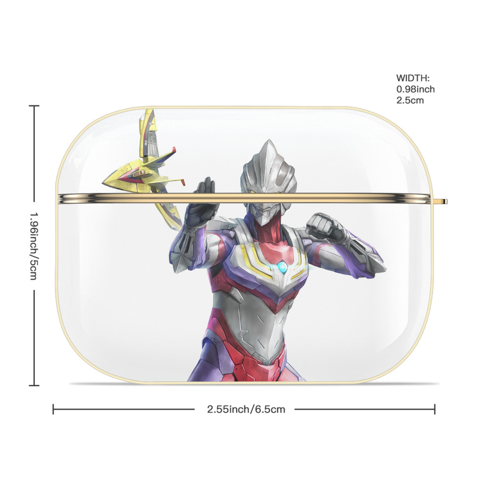 ウルトラマン Ultraman 【AirPods Pro用】ハードシェル保護ケース｜耐衝撃・防指紋・カラビナ付き商品仕様