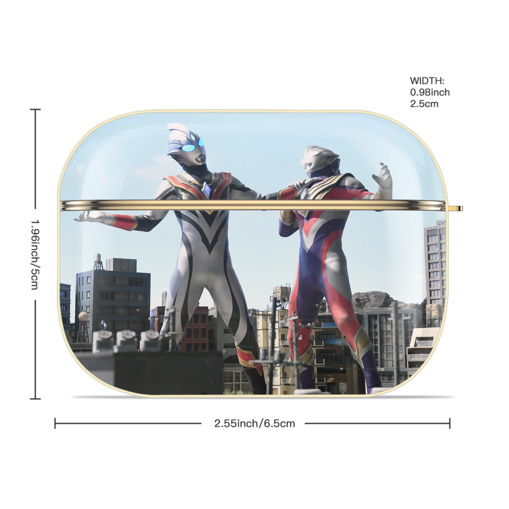 ウルトラマン Ultraman 【AirPods Pro用】ハードシェル保護ケース｜耐衝撃・防指紋・カラビナ付き商品仕様