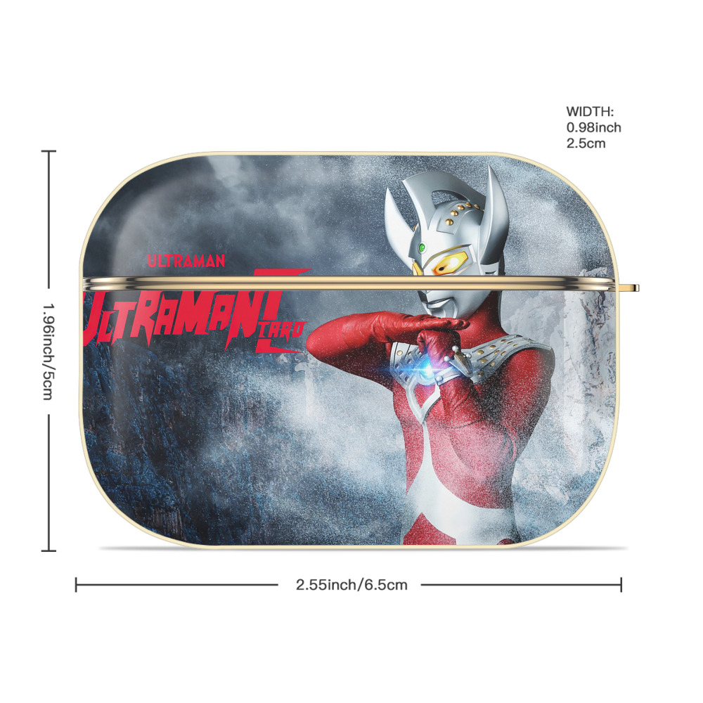 ウルトラマン Ultraman 【AirPods Pro用】ハードシェル保護ケース｜耐衝撃・防指紋・カラビナ付き商品仕様