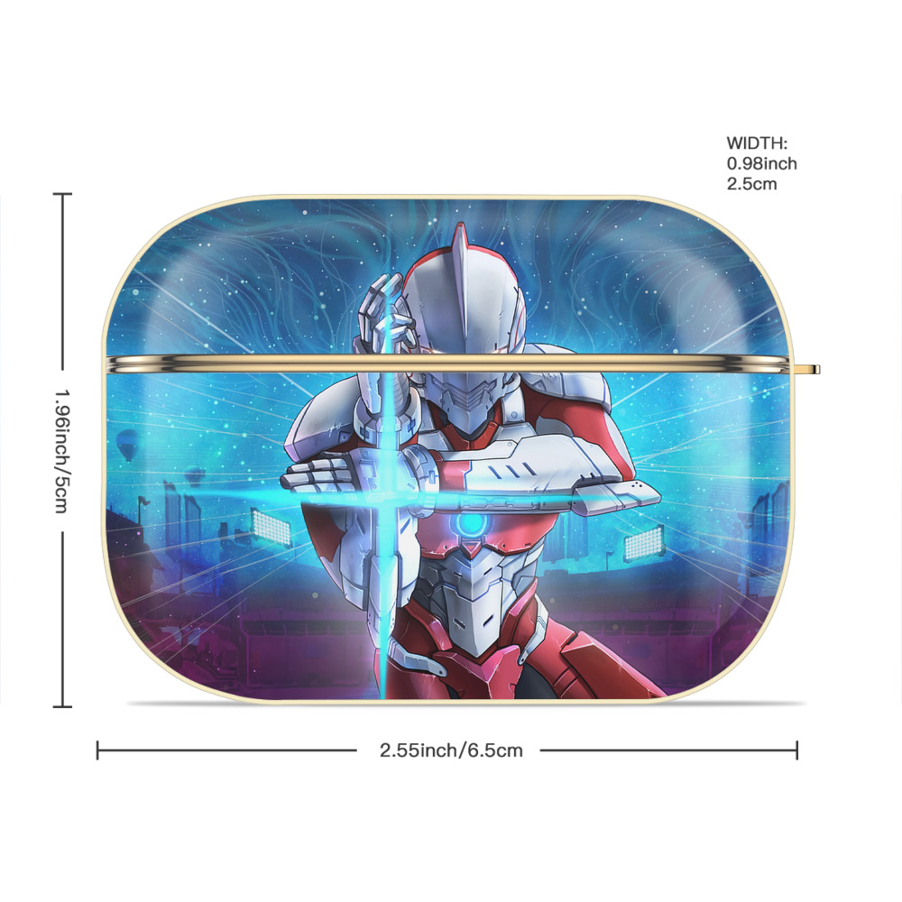 ウルトラマン Ultraman 【AirPods Pro用】ハードシェル保護ケース｜耐衝撃・防指紋・カラビナ付き商品仕様