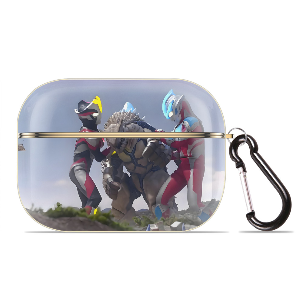 （画像用） ウルトラマン Ultraman 【AirPods Pro用】ハードシェル保護ケース｜耐衝撃・防指紋・カラビナ付き商品仕様