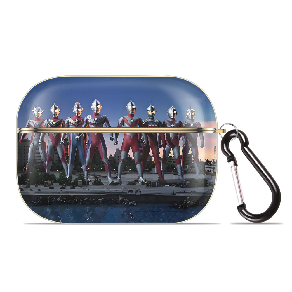 （画像用） ウルトラマン Ultraman 【AirPods Pro用】ハードシェル保護ケース｜耐衝撃・防指紋・カラビナ付き商品仕様