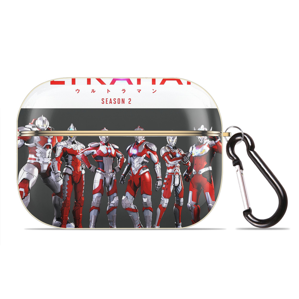 （画像用） ウルトラマン Ultraman 【AirPods Pro用】ハードシェル保護ケース｜耐衝撃・防指紋・カラビナ付き商品仕様