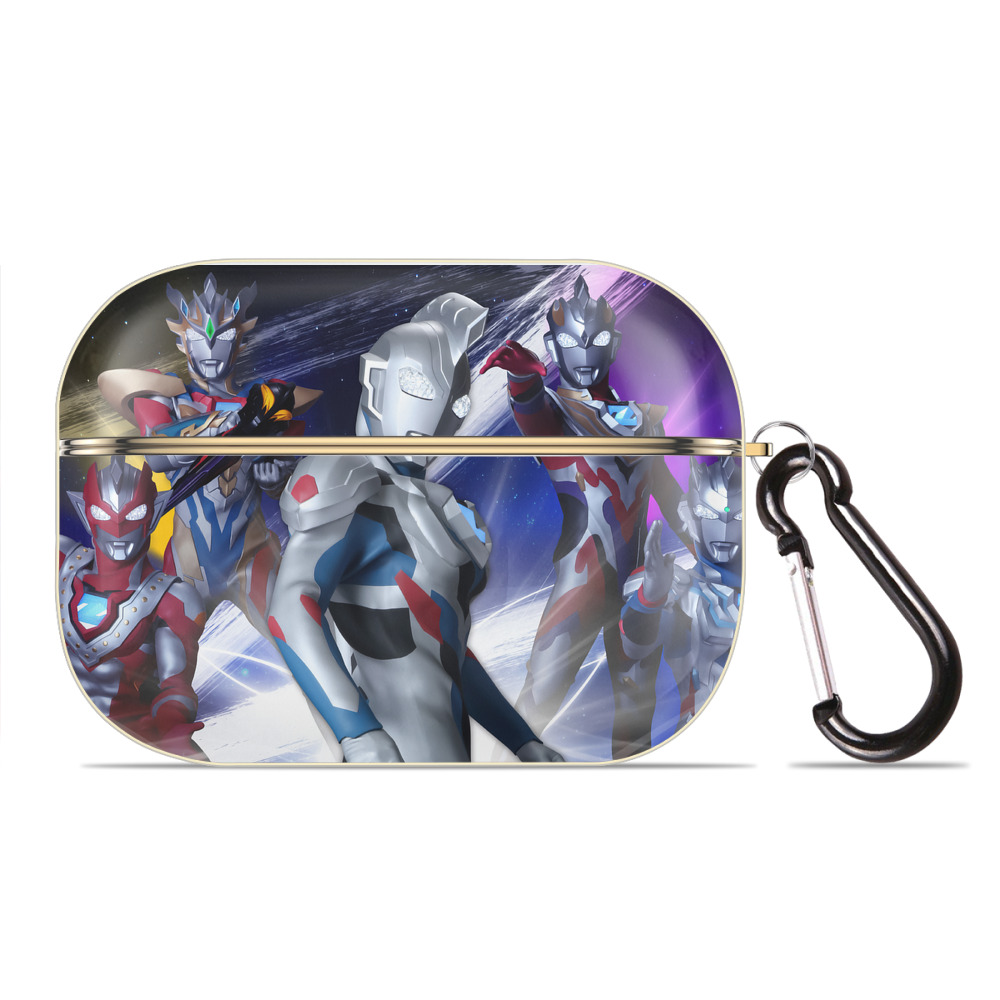 （画像用） ウルトラマン Ultraman 【AirPods Pro用】ハードシェル保護ケース｜耐衝撃・防指紋・カラビナ付き商品仕様