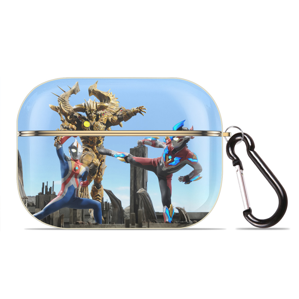 （画像用） ウルトラマン Ultraman 【AirPods Pro用】ハードシェル保護ケース｜耐衝撃・防指紋・カラビナ付き商品仕様