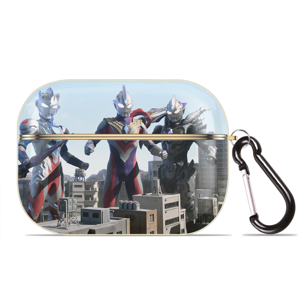 （画像用） ウルトラマン Ultraman 【AirPods Pro用】ハードシェル保護ケース｜耐衝撃・防指紋・カラビナ付き商品仕様
