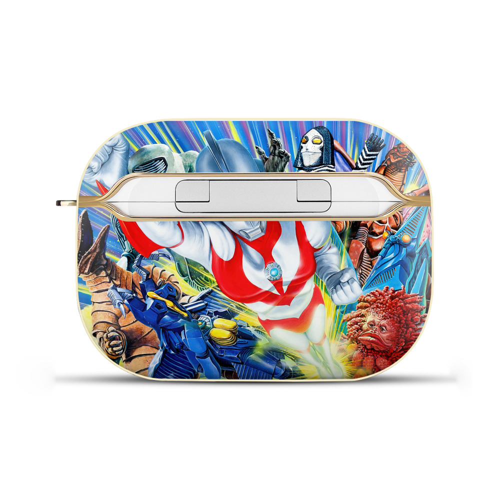 （画像用） ウルトラマン Ultraman 【AirPods Pro用】ハードシェル保護ケース｜耐衝撃・防指紋・カラビナ付き商品仕様