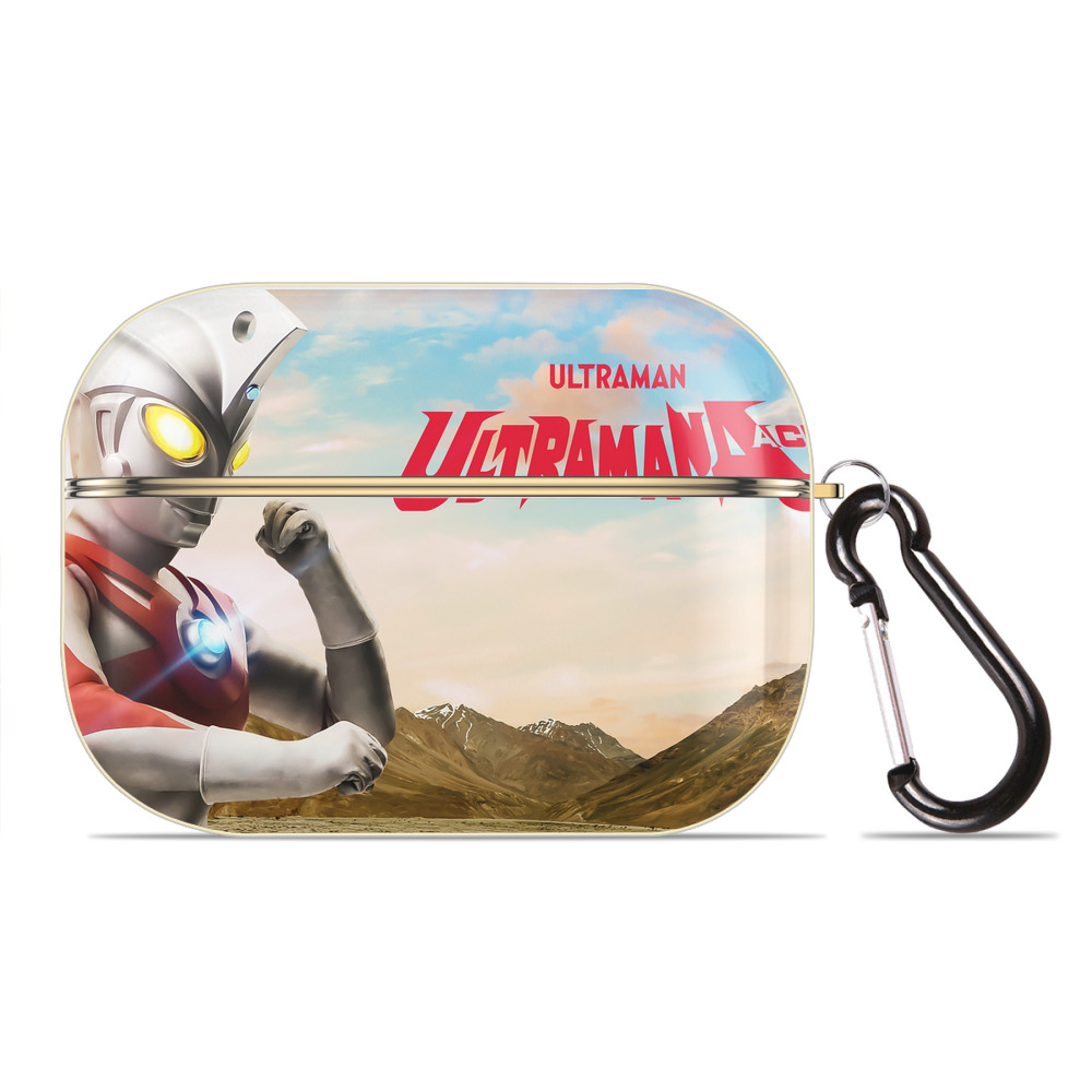 （画像用） ウルトラマン Ultraman 【AirPods Pro用】ハードシェル保護ケース｜耐衝撃・防指紋・カラビナ付き商品仕様