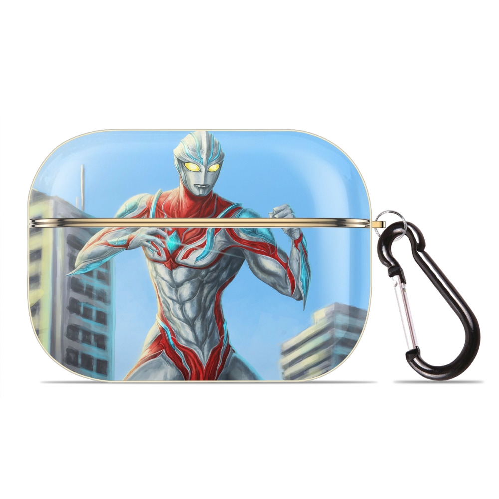 （画像用） ウルトラマン Ultraman 【AirPods Pro用】ハードシェル保護ケース｜耐衝撃・防指紋・カラビナ付き商品仕様