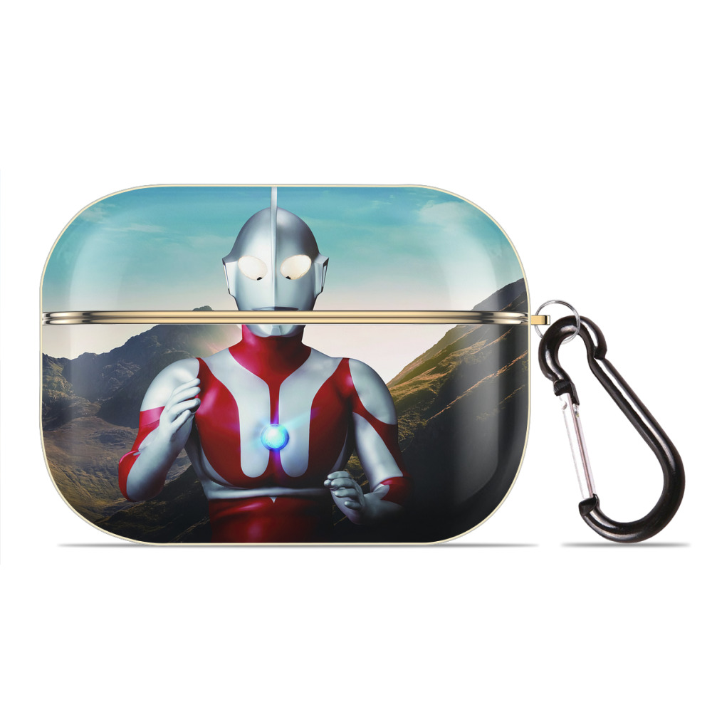 （画像用） ウルトラマン Ultraman 【AirPods Pro用】ハードシェル保護ケース｜耐衝撃・防指紋・カラビナ付き商品仕様