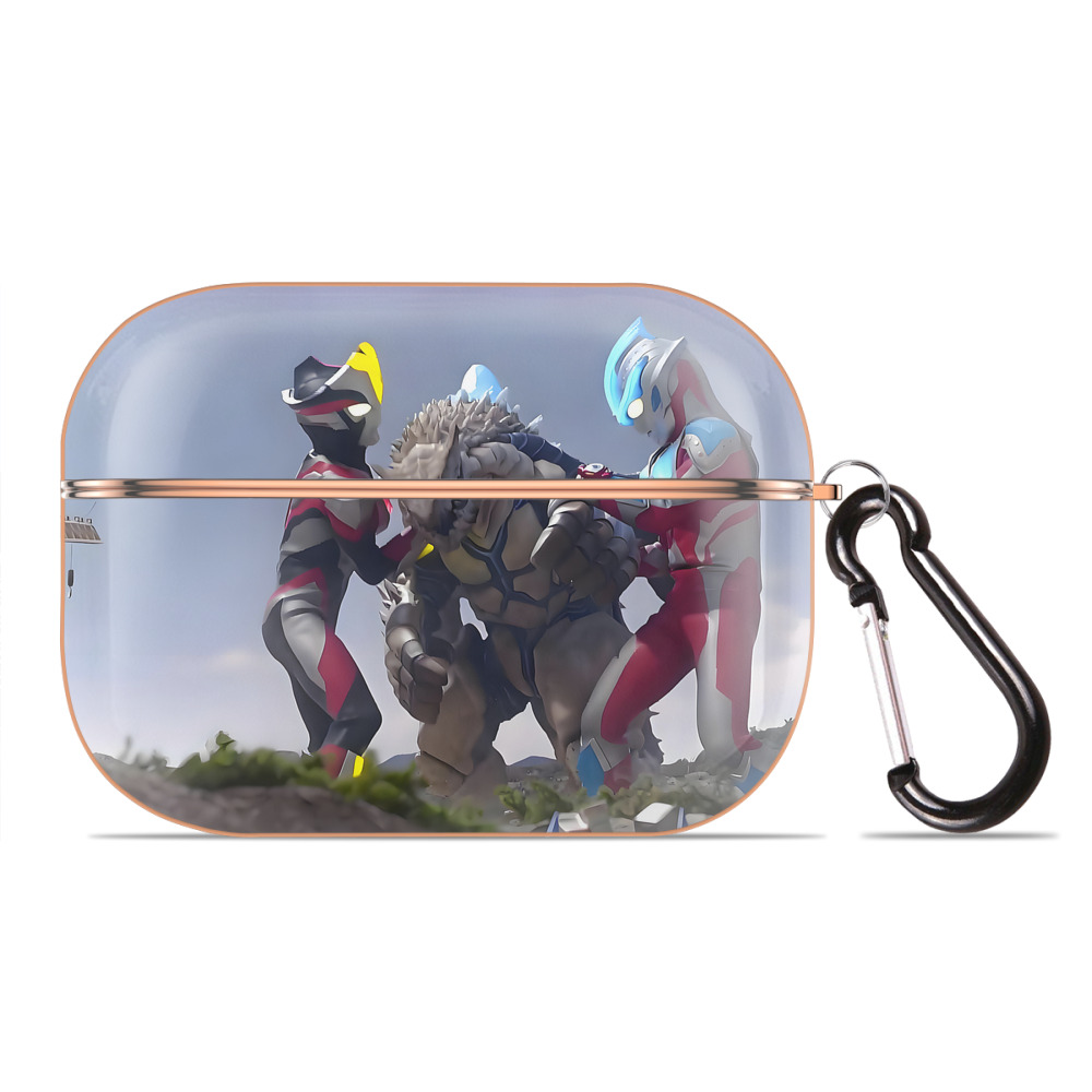 （画像用） ウルトラマン Ultraman 【AirPods Pro用】ハードシェル保護ケース｜耐衝撃・防指紋・カラビナ付き商品仕様
