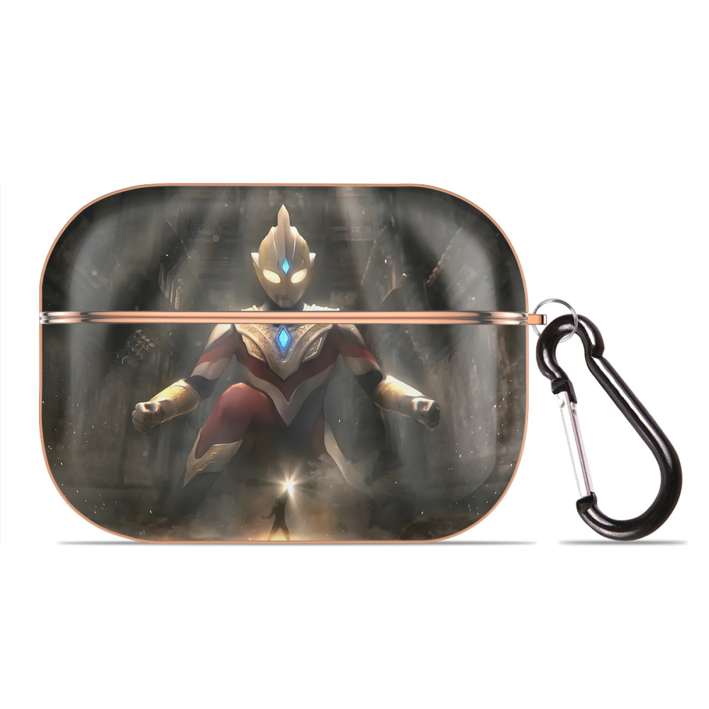 （画像用） ウルトラマン Ultraman 【AirPods Pro用】ハードシェル保護ケース｜耐衝撃・防指紋・カラビナ付き商品仕様