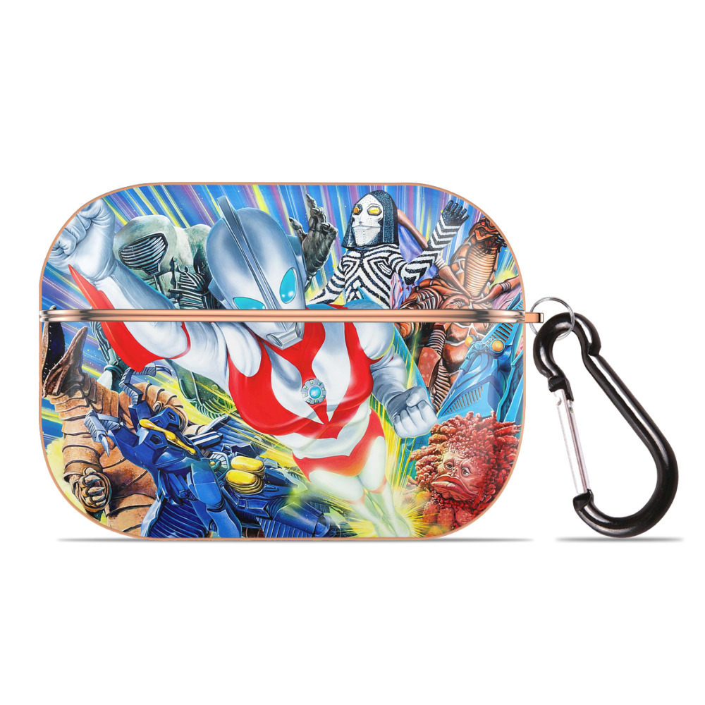 （画像用） ウルトラマン Ultraman 【AirPods Pro用】ハードシェル保護ケース｜耐衝撃・防指紋・カラビナ付き商品仕様