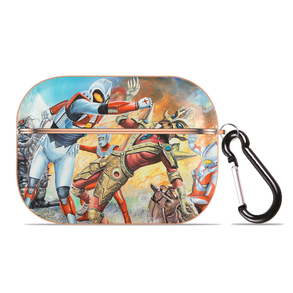 （画像用） ウルトラマン Ultraman 【AirPods Pro用】ハードシェル保護ケース｜耐衝撃・防指紋・カラビナ付き商品仕様