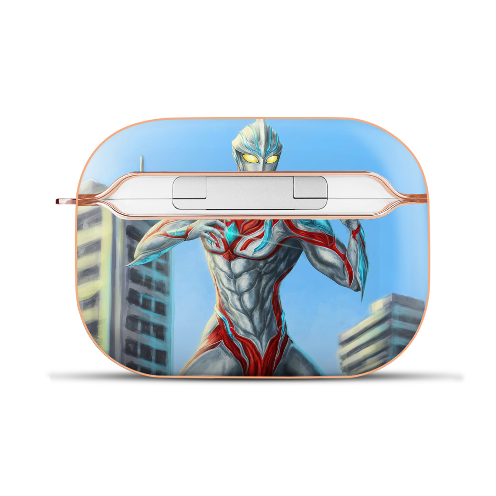 （画像用） ウルトラマン Ultraman 【AirPods Pro用】ハードシェル保護ケース｜耐衝撃・防指紋・カラビナ付き商品仕様
