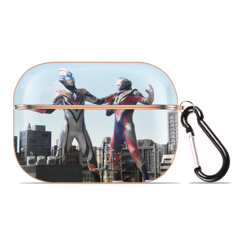 （画像用） ウルトラマン Ultraman 【AirPods Pro用】ハードシェル保護ケース｜耐衝撃・防指紋・カラビナ付き商品仕様