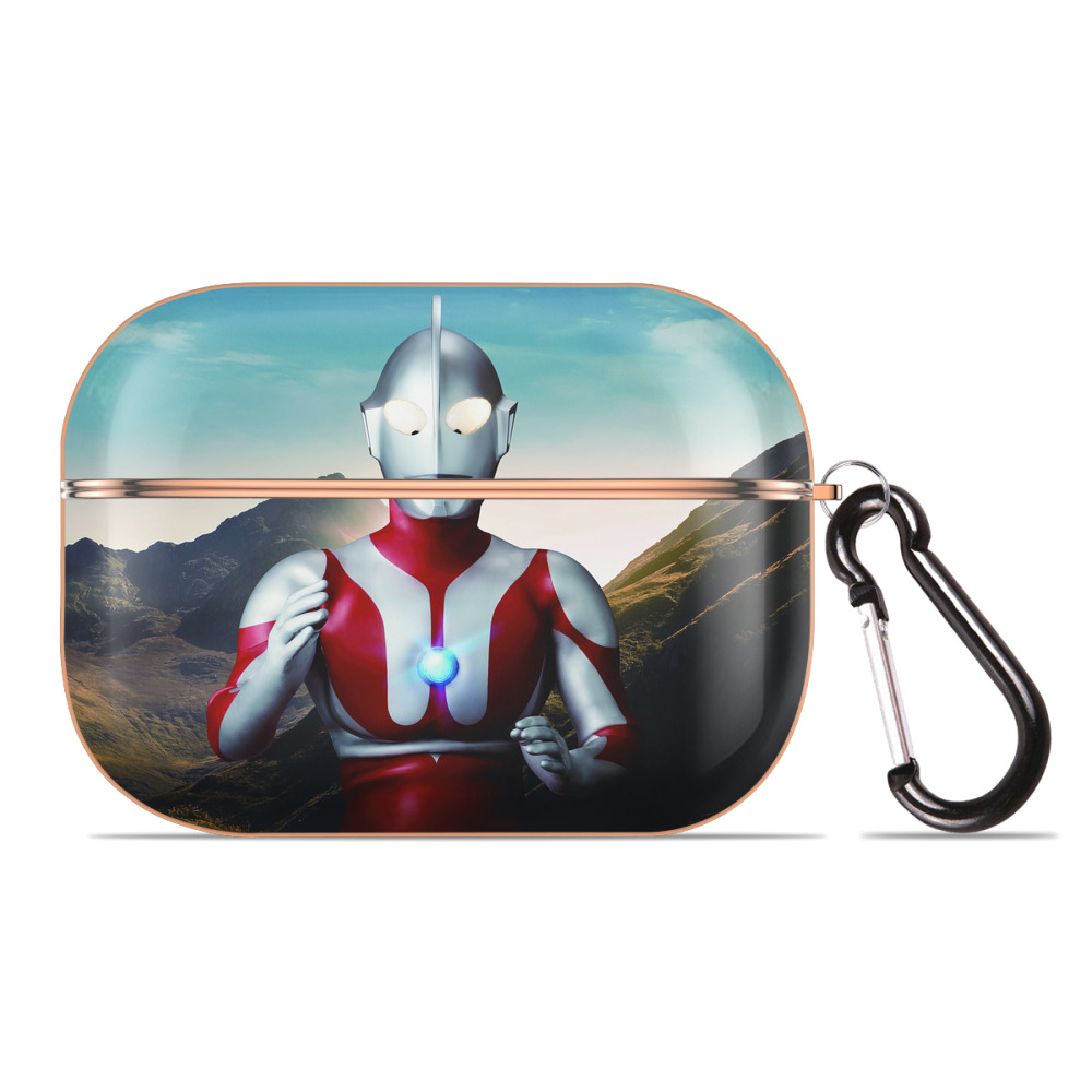 （画像用） ウルトラマン Ultraman 【AirPods Pro用】ハードシェル保護ケース｜耐衝撃・防指紋・カラビナ付き商品仕様