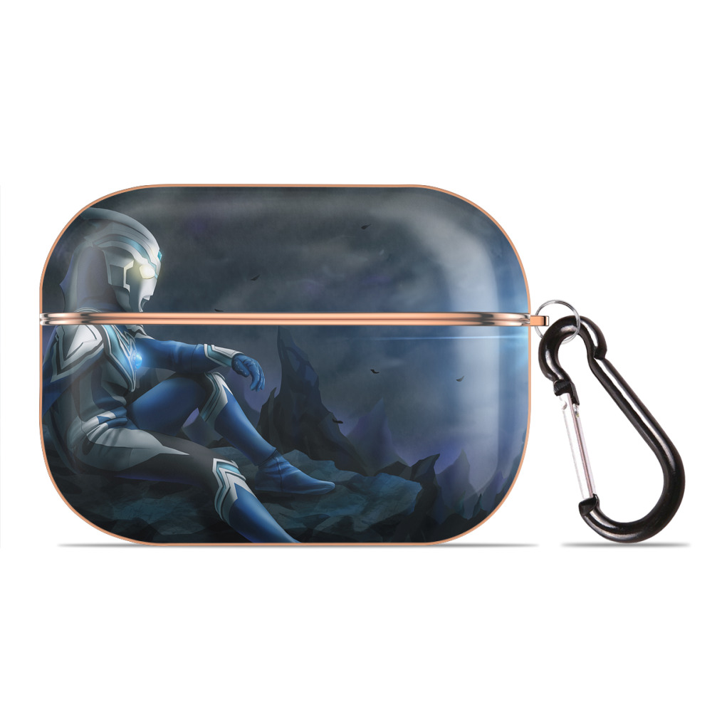 （画像用） ウルトラマン Ultraman 【AirPods Pro用】ハードシェル保護ケース｜耐衝撃・防指紋・カラビナ付き商品仕様