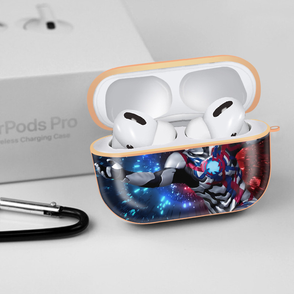 ウルトラマン Ultraman 【AirPods Pro用】ハードシェル保護ケース｜耐衝撃・防指紋・カラビナ付き商品仕様