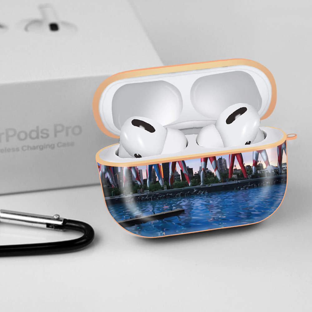 ウルトラマン Ultraman 【AirPods Pro用】ハードシェル保護ケース｜耐衝撃・防指紋・カラビナ付き商品仕様