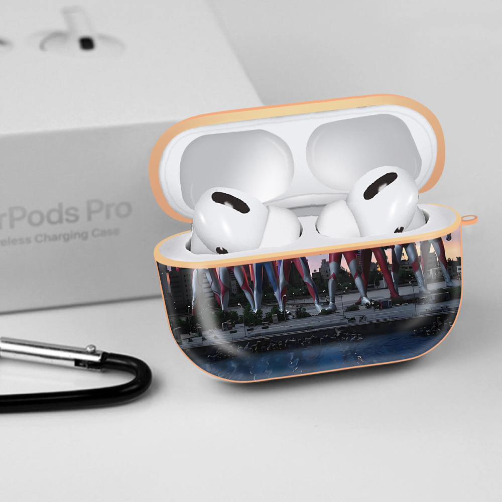ウルトラマン Ultraman 【AirPods Pro用】ハードシェル保護ケース｜耐衝撃・防指紋・カラビナ付き商品仕様