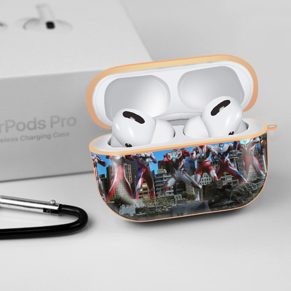 ウルトラマン Ultraman 【AirPods Pro用】ハードシェル保護ケース｜耐衝撃・防指紋・カラビナ付き商品仕様
