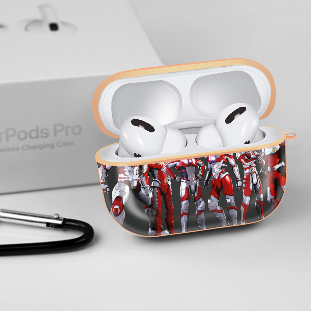 ウルトラマン Ultraman 【AirPods Pro用】ハードシェル保護ケース｜耐衝撃・防指紋・カラビナ付き商品仕様