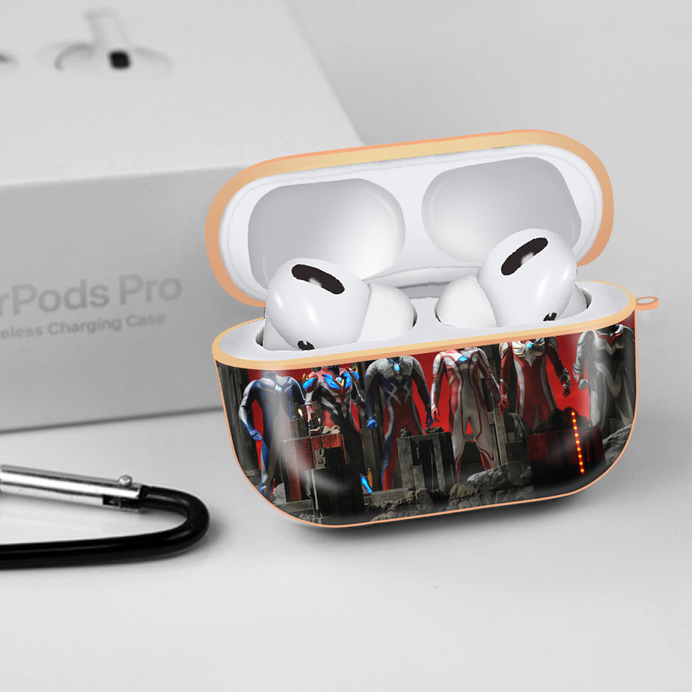 ウルトラマン Ultraman 【AirPods Pro用】ハードシェル保護ケース｜耐衝撃・防指紋・カラビナ付き商品仕様