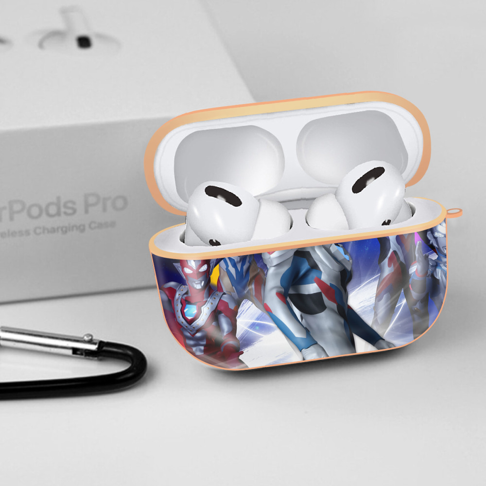 ウルトラマン Ultraman 【AirPods Pro用】ハードシェル保護ケース｜耐衝撃・防指紋・カラビナ付き商品仕様