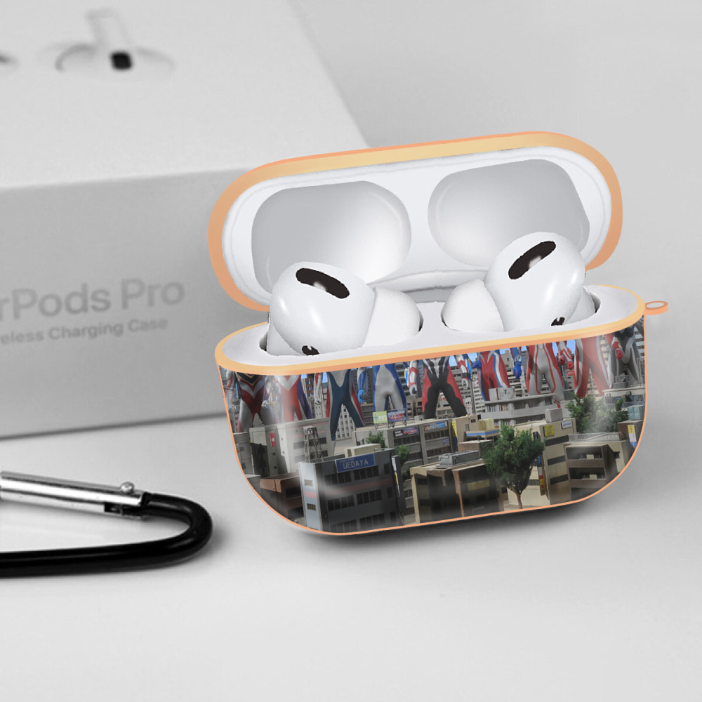 ウルトラマン Ultraman 【AirPods Pro用】ハードシェル保護ケース｜耐衝撃・防指紋・カラビナ付き商品仕様