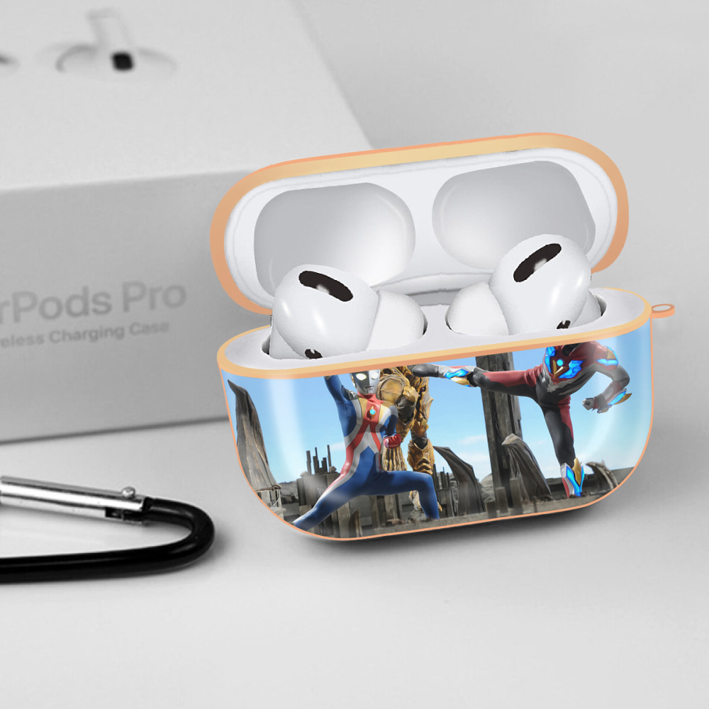 ウルトラマン Ultraman 【AirPods Pro用】ハードシェル保護ケース｜耐衝撃・防指紋・カラビナ付き商品仕様