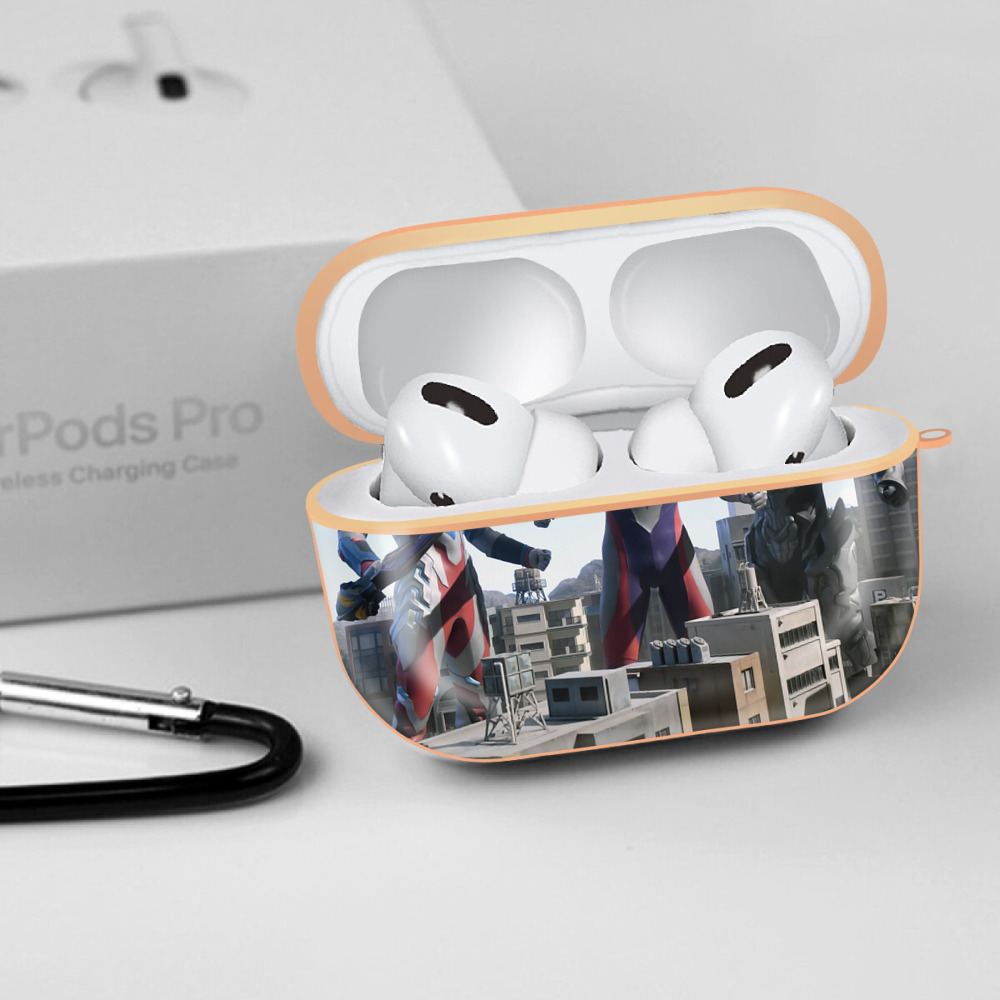 ウルトラマン Ultraman 【AirPods Pro用】ハードシェル保護ケース｜耐衝撃・防指紋・カラビナ付き商品仕様