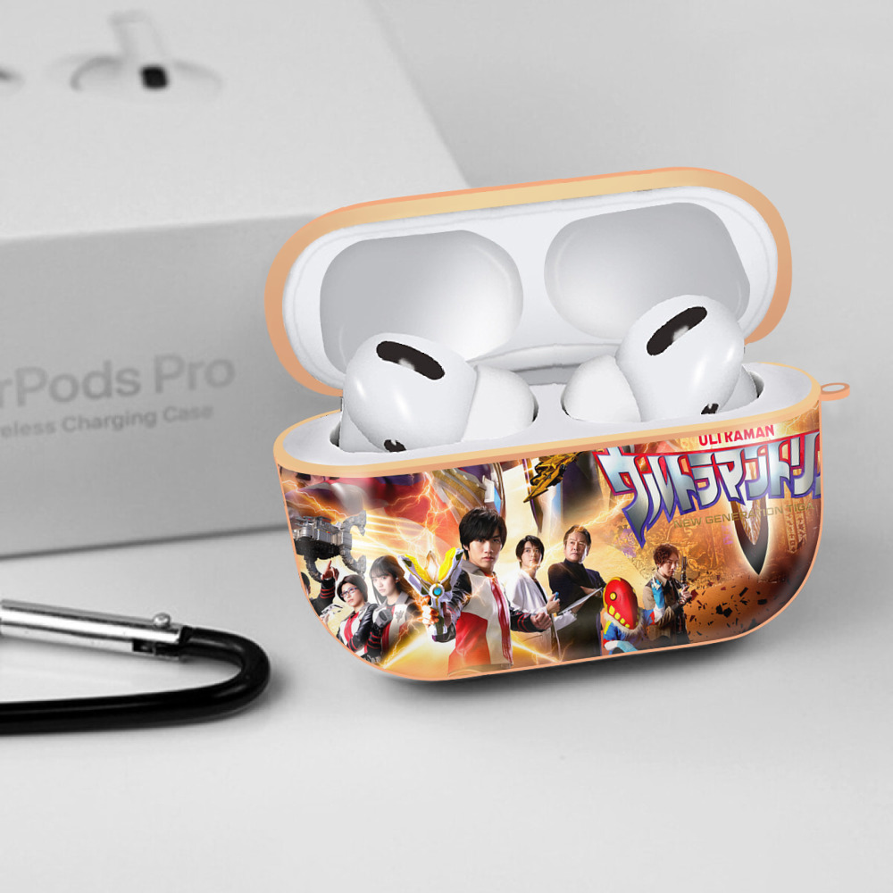 ウルトラマン Ultraman 【AirPods Pro用】ハードシェル保護ケース｜耐衝撃・防指紋・カラビナ付き商品仕様