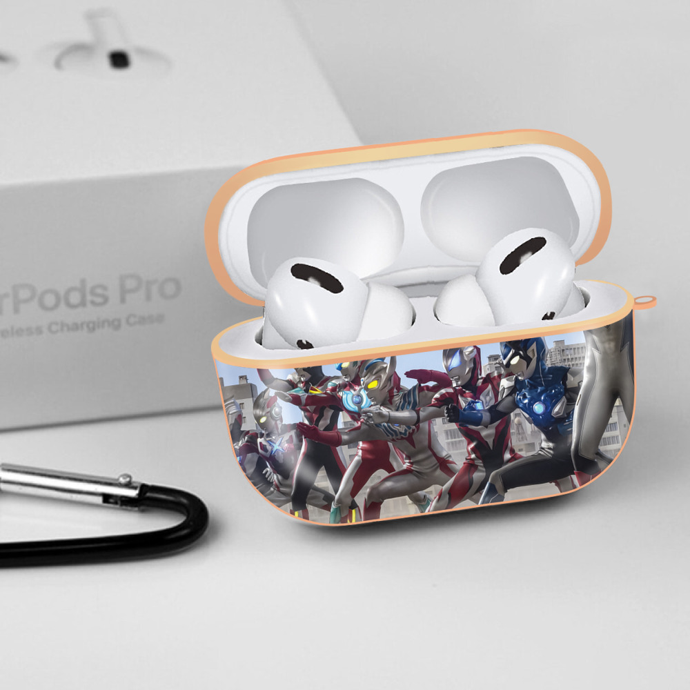 ウルトラマン Ultraman 【AirPods Pro用】ハードシェル保護ケース｜耐衝撃・防指紋・カラビナ付き商品仕様