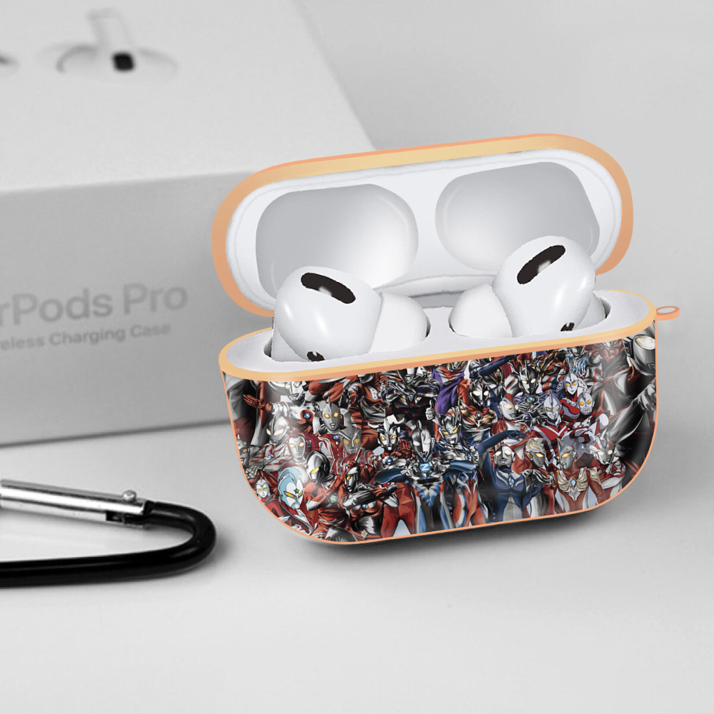 ウルトラマン Ultraman 【AirPods Pro用】ハードシェル保護ケース｜耐衝撃・防指紋・カラビナ付き商品仕様