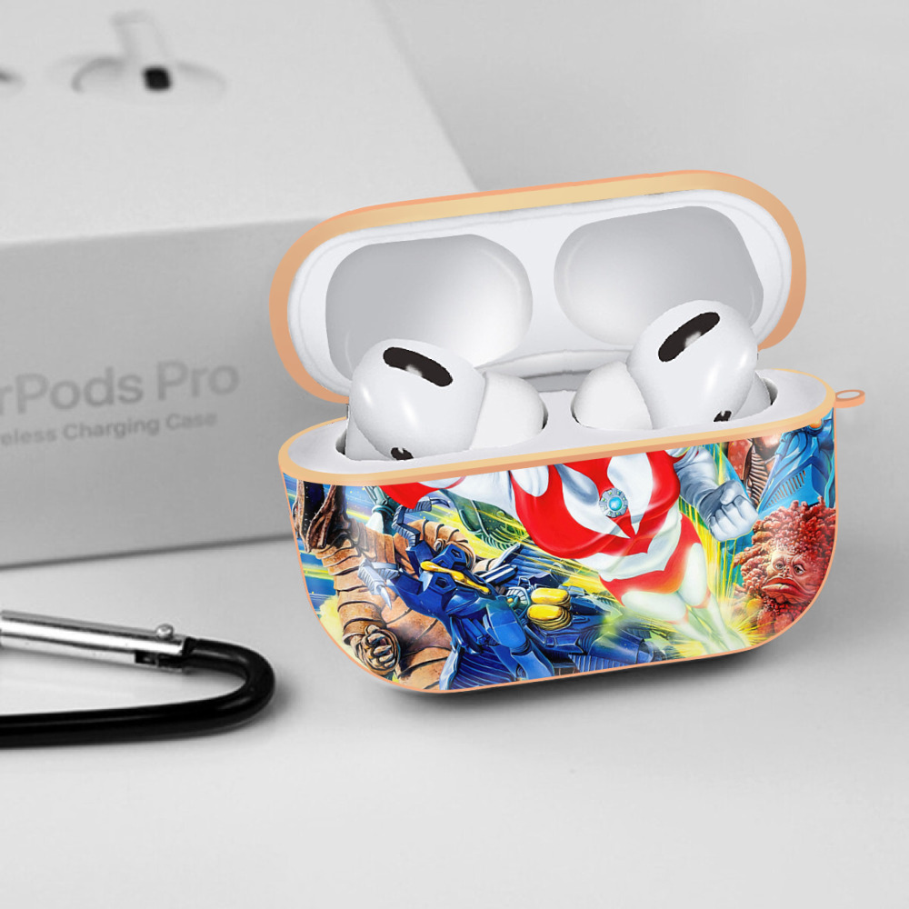 ウルトラマン Ultraman 【AirPods Pro用】ハードシェル保護ケース｜耐衝撃・防指紋・カラビナ付き商品仕様