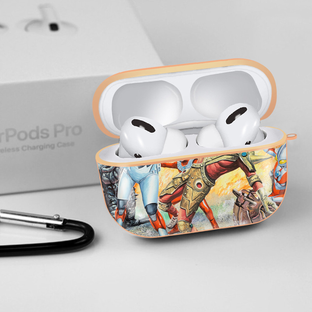 ウルトラマン Ultraman 【AirPods Pro用】ハードシェル保護ケース｜耐衝撃・防指紋・カラビナ付き商品仕様
