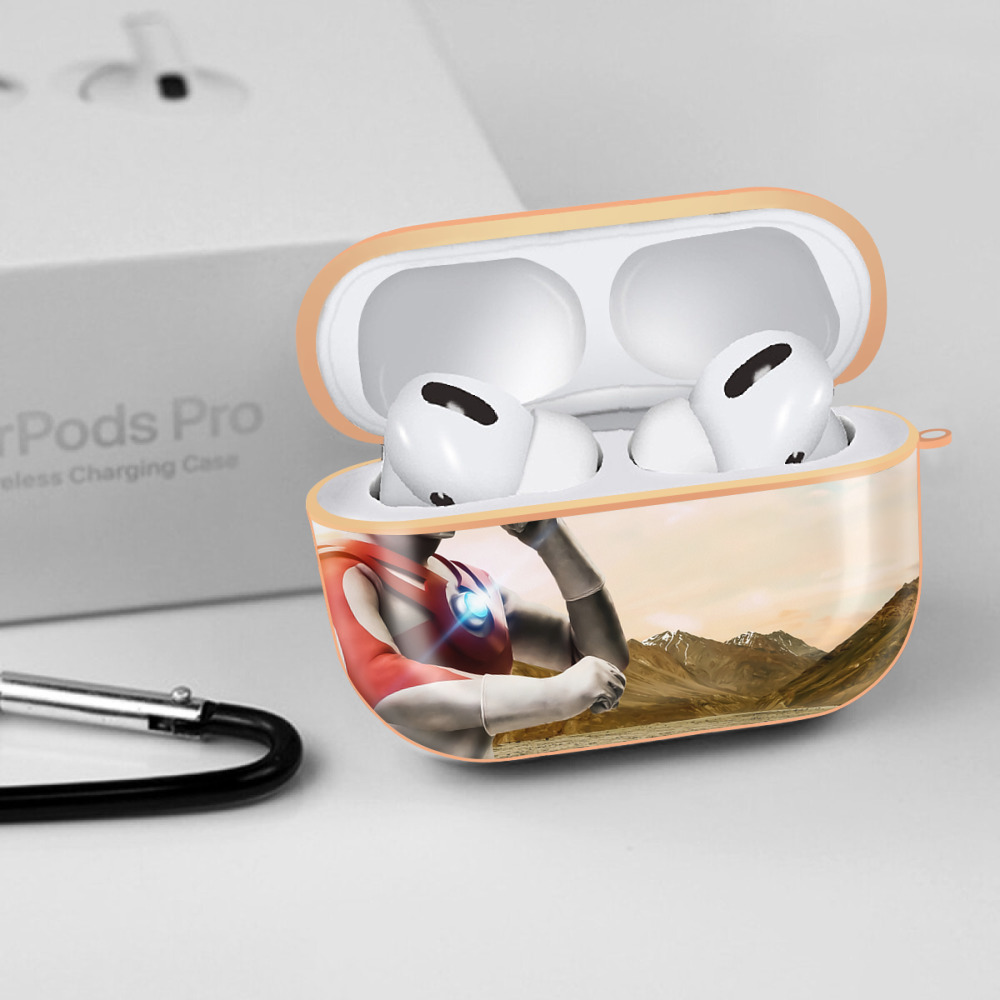 ウルトラマン Ultraman 【AirPods Pro用】ハードシェル保護ケース｜耐衝撃・防指紋・カラビナ付き商品仕様