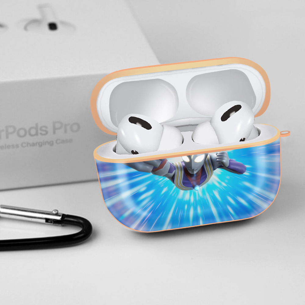 ウルトラマン Ultraman 【AirPods Pro用】ハードシェル保護ケース｜耐衝撃・防指紋・カラビナ付き商品仕様