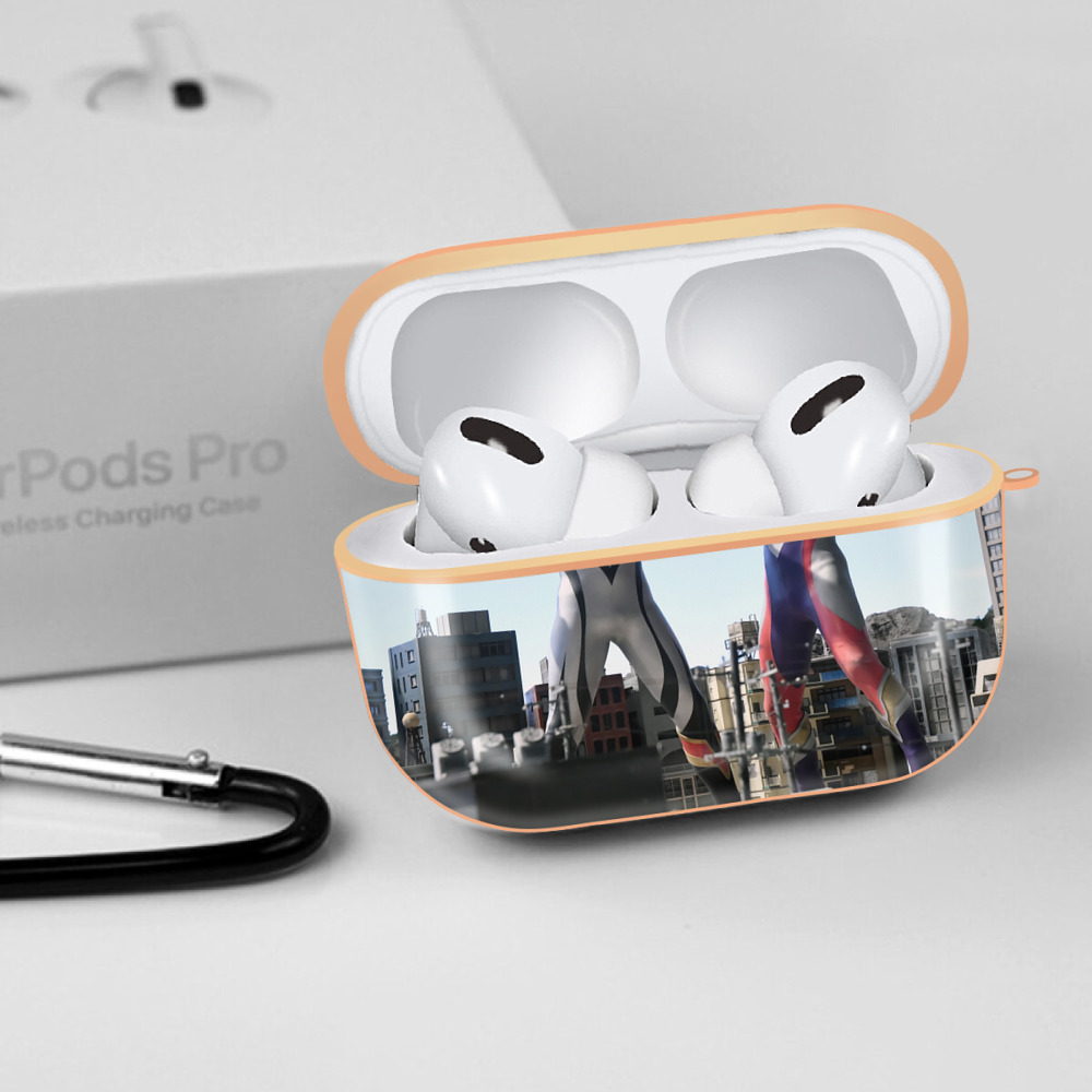 ウルトラマン Ultraman 【AirPods Pro用】ハードシェル保護ケース｜耐衝撃・防指紋・カラビナ付き商品仕様
