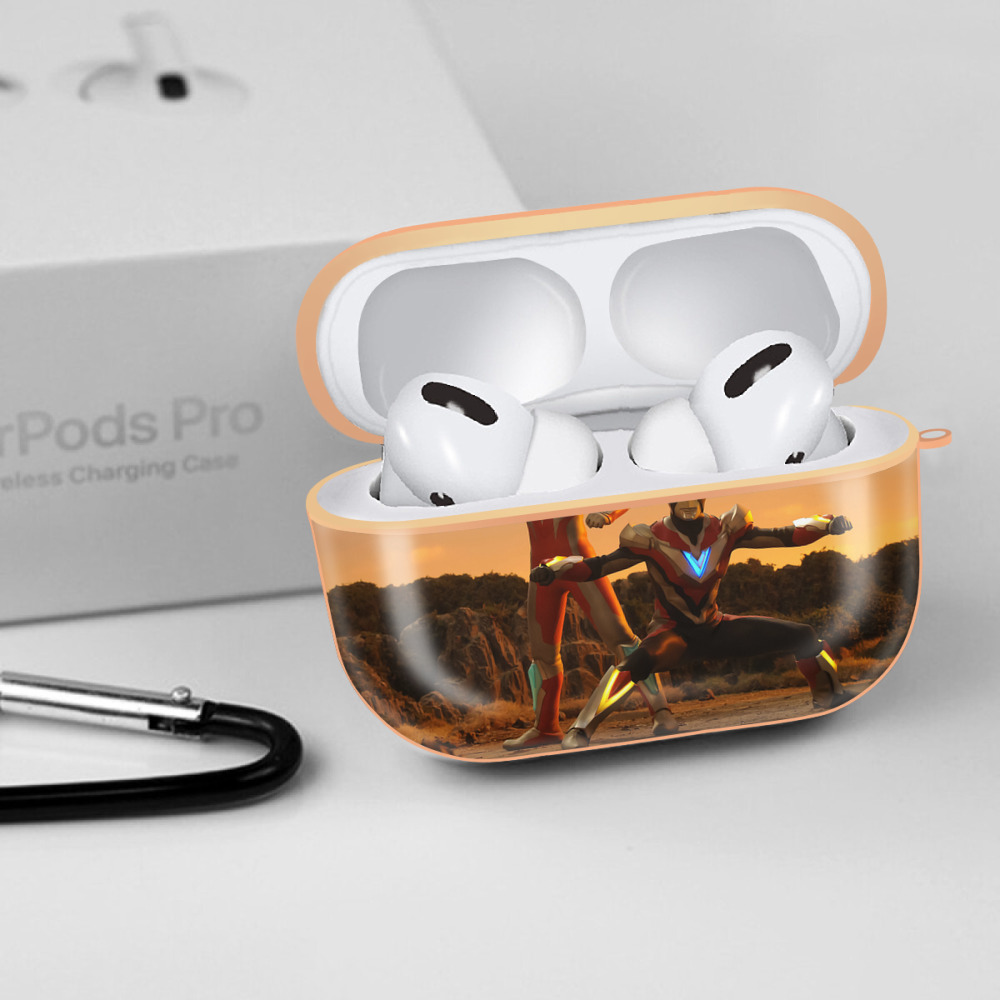 ウルトラマン Ultraman 【AirPods Pro用】ハードシェル保護ケース｜耐衝撃・防指紋・カラビナ付き商品仕様