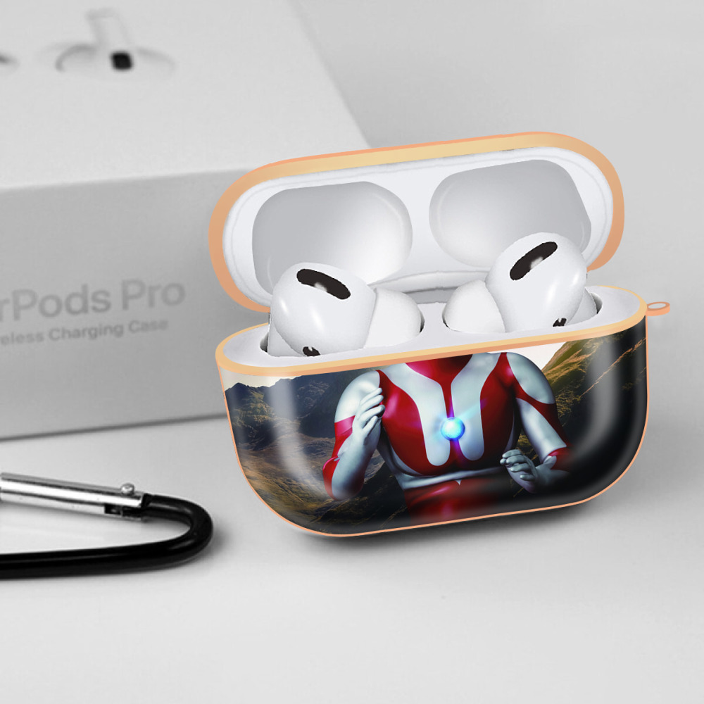 ウルトラマン Ultraman 【AirPods Pro用】ハードシェル保護ケース｜耐衝撃・防指紋・カラビナ付き商品仕様
