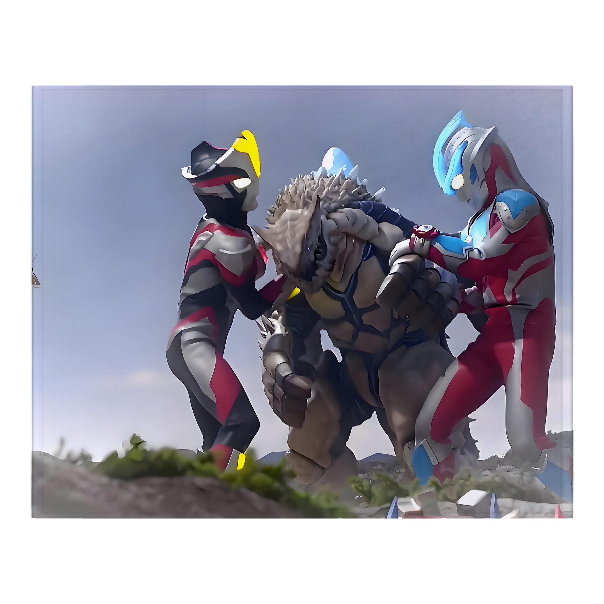 （画像用） ウルトラマン Ultraman フランネルブランケット・多サイズ対応（横型）